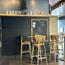 Lovely signage in Idaho Springs Starbucks