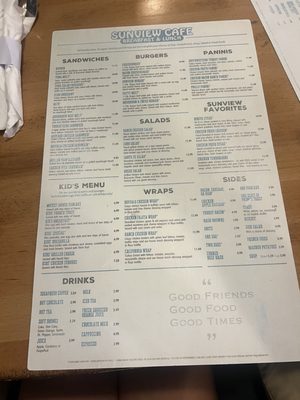 Menu photo 3 Sunview Cafe Allen, TX