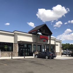 Maverik Adventure's First Stop - The front outside Maverik in Loveluck