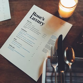 Rose's Luxury - Spring 2017 Menu - New American Near Me - Washington, DC, District of Columbia Rose's Luxury - Spring 2017 Menu - New American Near Me - Washington, DC, District of Columbia