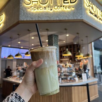 Shotted Specialty Coffee - Pistachio latte - Coffee & Tea Near Me - Tysons, Virginia