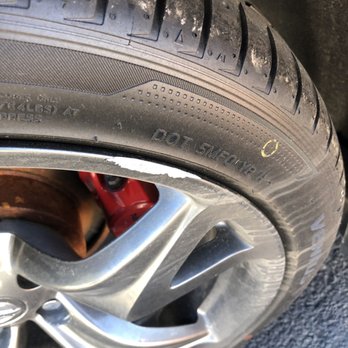 Precise Automotive Group - Heavily curbed/dirty wheel - Used Car Dealers Near Me - Chantilly, Virginia