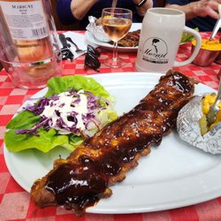 Mozart - All you can eat ribs, salad and jacket potato. Paired with their own Mozart Belgian Blond.