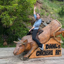 Dahl's Chainsaw Art - Bull