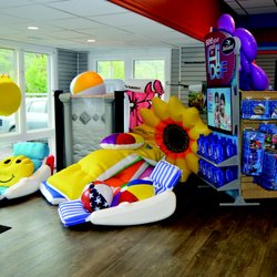 We carry lots of fun pool and beach toys, life vests, inflatables and more!