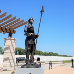 Sieur de Vincennes Statue - Francois Marie Bissot - Sieur De Vincennes by Bill Wolfe (2018)