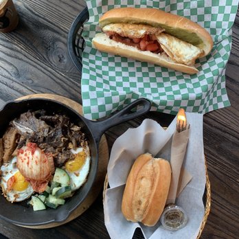 Cafe Opla - Opla Korea, 8" Sunny Side Deluxe Baguette - Coffee & Tea Near Me - Seattle, Washington Cafe Opla - Opla Korea, 8" Sunny Side Deluxe Baguette - Coffee & Tea Near Me - Seattle, Washington