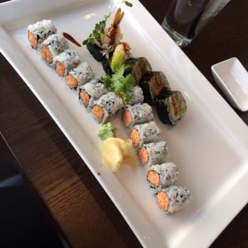 Passion Fin - Shrimp tempura, spicy salmon, and spicy scallop rolls - Asian Fusion Near Me - Vienna, Virginia