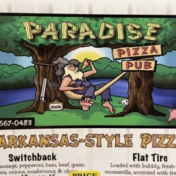 Paradise Pizza Pub - Menu art.