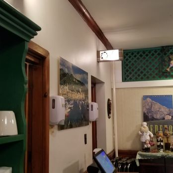 Meloni's Restaurant - Men's and Ladies at rear of dining room. - Italian Near Me - Uniontown, Pennsylvania