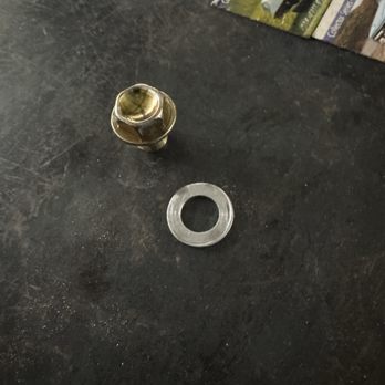 Mr. Detail Car Wash & Drive Thru Oil Change - Silver washer, I do not believe it's an oil pan drain plug gasket. - Car Wash Near Me - Houston, Texas Mr. Detail Car Wash & Drive Thru Oil Change - Silver washer, I do not believe it's an oil pan drain plug gasket. - Car Wash Near Me - Houston, Texas