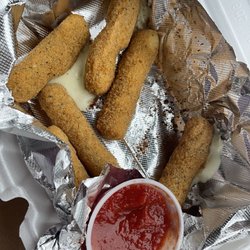 Main Street Pizza - Mozzarella cheese sticks with marinara sauce