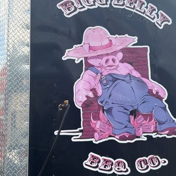 Bigg Belly BBQ - Big Belly logo - Food Trucks Near Me - Austin, Texas