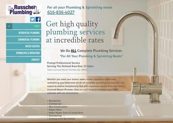 Slide of Russcher Plumbing