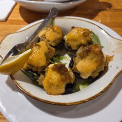 Surf City Bistro - Amazing stuffed mushrooms, so good.