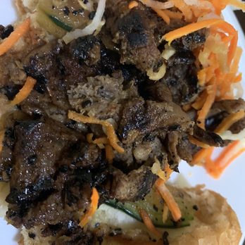 Nguyen's Kitchen - Supposed to be a Grilled Pork Sandwich but instead it's a burnt pork sandwich - Vietnamese Near Me - Orange, California