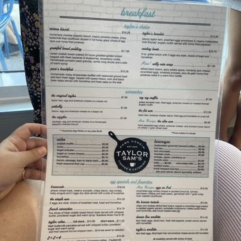 Taylor Sam's - Menu - Breakfast & Brunch Near Me - St. Petersburg, Florida
