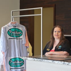 Puritan Cleaners - Manager Sandy D. ready to serve you at our newly remodeled store on Patterson Ave.