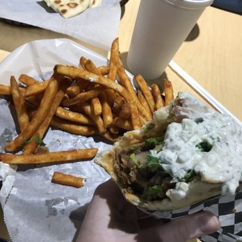 Sinbad's Grill - Mild Gyro Sandwich Combo - Mediterranean Near Me - Overland Park, Kansas Sinbad's Grill - Mild Gyro Sandwich Combo - Mediterranean Near Me - Overland Park, Kansas