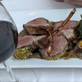 Lavender Bistro - Roasted Australian Lamb Loin - New American Near Me - La Quinta, California Lavender Bistro - Roasted Australian Lamb Loin - New American Near Me - La Quinta, California