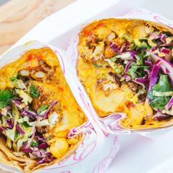 Bridgetown Roti - Channa and Sweet Potato Roti