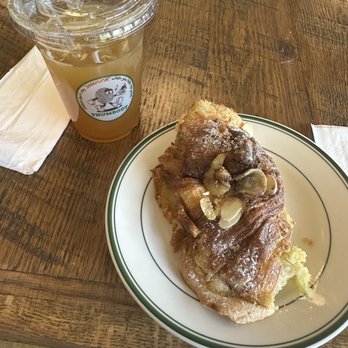 Thumbody - Ginger iced tea and Nutella banana croissant - Coffee & Tea Near Me - Paramus, New Jersey