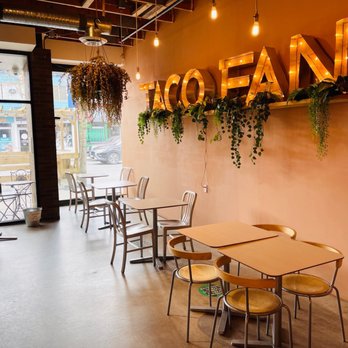 Taco fan - tables and chairs in a restaurant - Mexican Near Me - Maple Ridge, British Columbia Taco fan - tables and chairs in a restaurant - Mexican Near Me - Maple Ridge, British Columbia