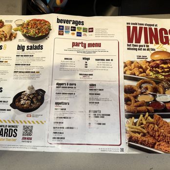 Buffalo Wild Wings - Menu 9.24.25 - Sports Bars Near Me - Riverside, California