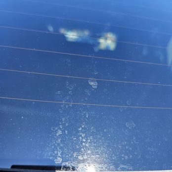 Autopia - Hard water damage on rear window. - Car Wash Near Me - Dublin, California