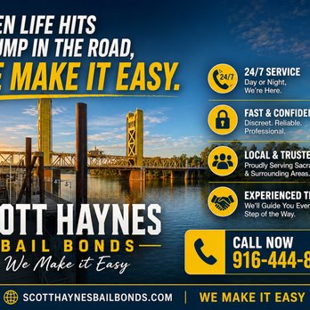 Scott Haynes Bail Bonds - Bail Bondsmen Near Me - Sacramento, California Scott Haynes Bail Bonds - Bail Bondsmen Near Me - Sacramento, California