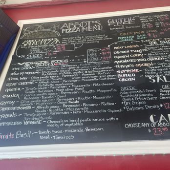 Abbot's Pizza Company - Menu - Pizza Near Me - Venice, California Abbot's Pizza Company - Menu - Pizza Near Me - Venice, California