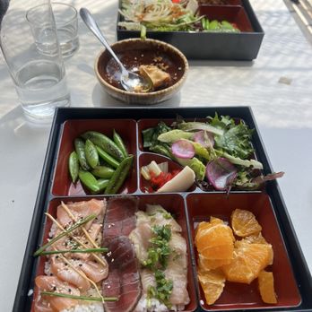 Edgemar - Fish and rice bento - Seafood Near Me - Santa Monica, California