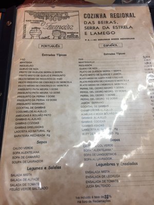 Menu photo 2 O Fumeiro Lisbon, 11