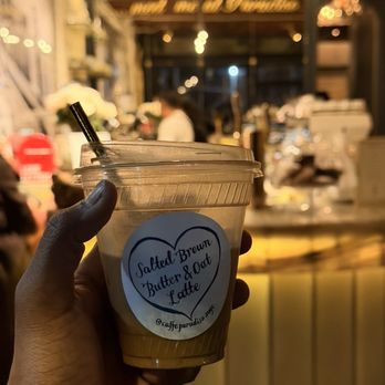 Caffe Paradiso - Salted Brown Butter Oat latte - Coffee & Tea Near Me - New York, New York Caffe Paradiso - Salted Brown Butter Oat latte - Coffee & Tea Near Me - New York, New York
