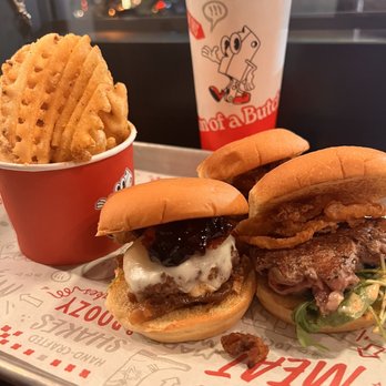 Son of a Butcher - PBJ and Waffle Fries - American Near Me - Plano, Texas Son of a Butcher - PBJ and Waffle Fries - American Near Me - Plano, Texas