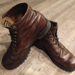 Resoled and refinished boots - done by North Shoe Repair in North Attleboro. Resoled and refinished boots - done by North Shoe Repair in North Attleboro.