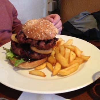 Kingsbridge Inn - The King burger. I'll say!! - Pubs Near Me - Cheltenham, GLS