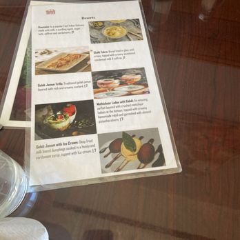 Masala House Indian Bistro - dessert menu - Indian Near Me - Washington, Pennsylvania