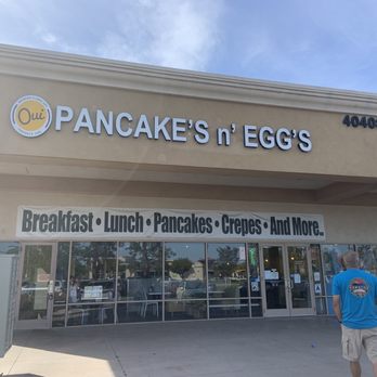 OUI Pancake N Eggs - The front of the restaurant. - American Near Me - Temecula, California
