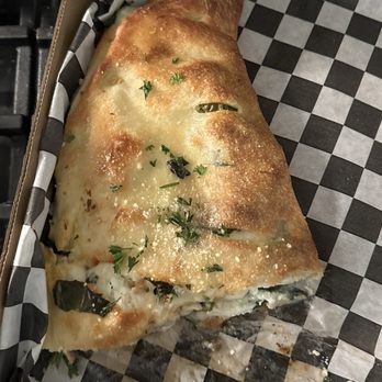 Brooklyn Square - Spinach and Feta Calzone - Pizza Near Me - Pasadena, California