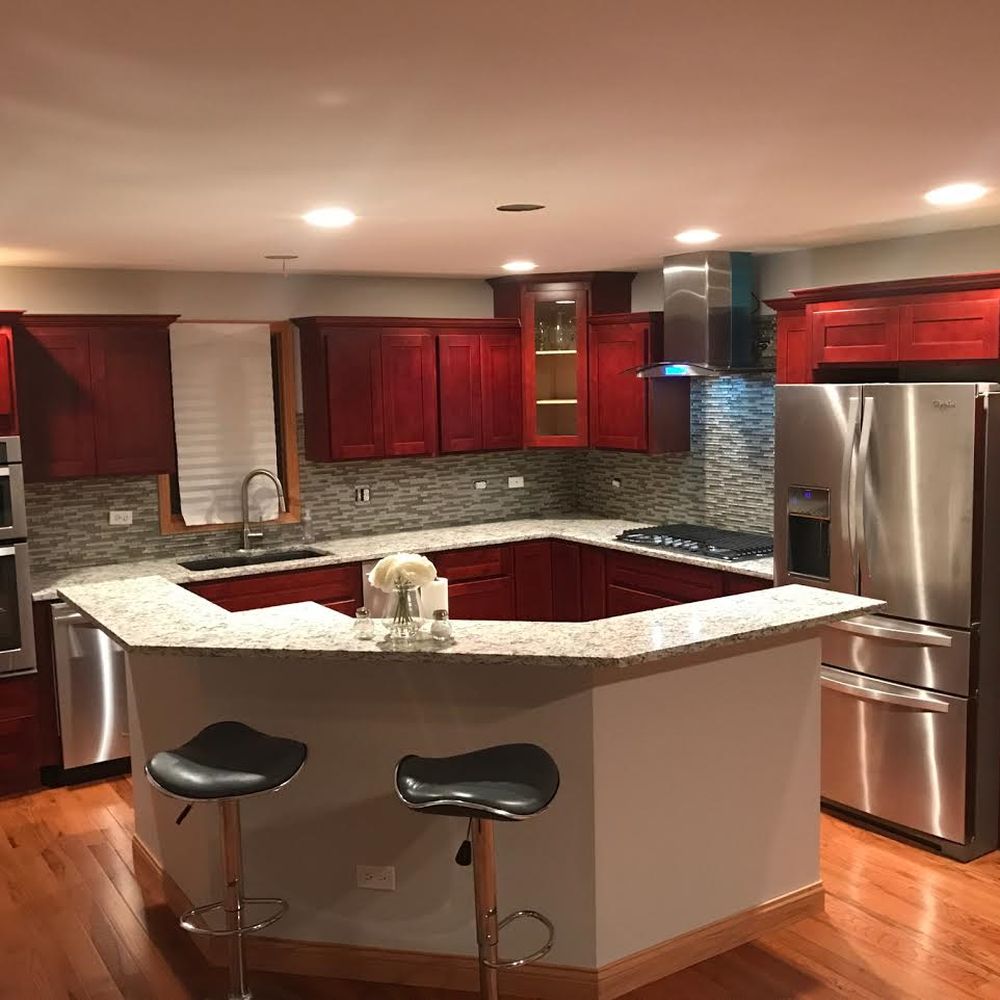 CS Cabinet - New York Cherry Kitchen - Kitchen Supplies Near Me - Chicago, Illinois