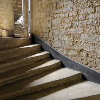 Adrian Kenyon - Nearly there, top of the spiral staircase. - Art Galleries Near Me - Sarlat-la-Canéda, 24