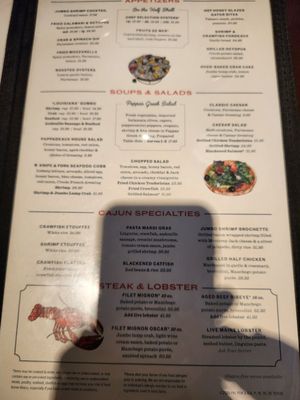 Menu photo 6 Pappadeaux Seafood Kitchen Austin, TX