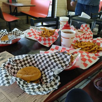 Bionic Burger - Today's special. Small cheeseburger, cup of chili, fries, small drink for $5! 1/14/18 - Burgers Near Me - Haysville, Kansas Bionic Burger - Today's special. Small cheeseburger, cup of chili, fries, small drink for $5! 1/14/18 - Burgers Near Me - Haysville, Kansas