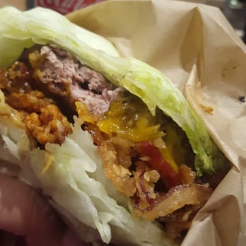 The Stand - American Classics Redefined - No bun...lettuce wrapped Onion stack burger. - Burgers Near Me - Northridge, California The Stand - American Classics Redefined - No bun...lettuce wrapped Onion stack burger. - Burgers Near Me - Northridge, California