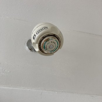 Hermosa Hotel - moldy shower head, maybe original with the hotel, never been cleaned. - Hotels Near Me - Avalon, California Hermosa Hotel - moldy shower head, maybe original with the hotel, never been cleaned. - Hotels Near Me - Avalon, California