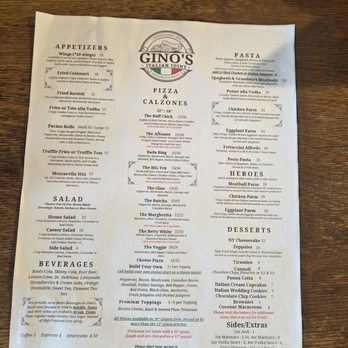 Gino’s Italian Joint - Menu - Sandwiches Near Me - Richmond, Texas Gino’s Italian Joint - Menu - Sandwiches Near Me - Richmond, Texas