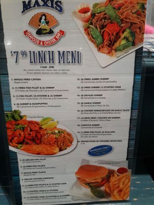 Menu photo 5 Maxis Seafood and Oyster Bar Houston, TX Menu photo 5 Maxis Seafood and Oyster Bar Houston, TX