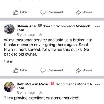 Monarch Ford - Other reviews - Auto Repair Near Me - Exeter, California
