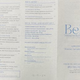 Menu 12-05-24 Menu 12-05-24